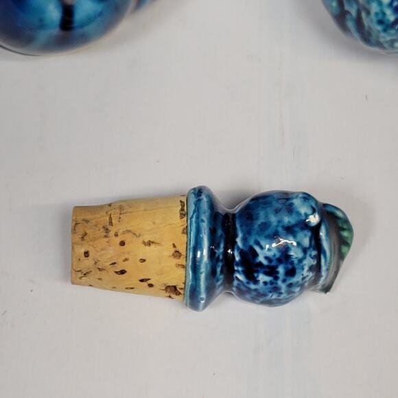 Vintage Retro Mood Indigo Oil Vinegar Cruets - Picture 4 of 4